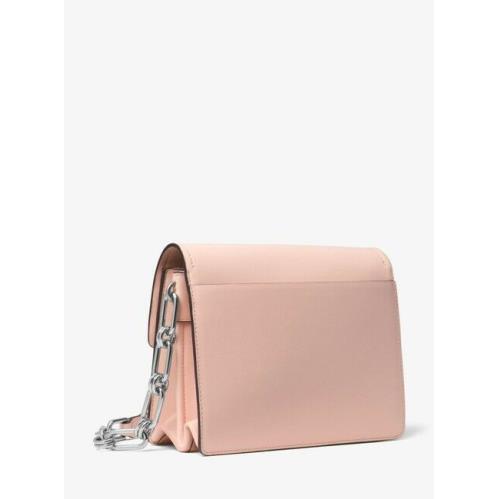 Michael Kors Collection Cate Blush Leather Shoulder Crossbody Bag Cha