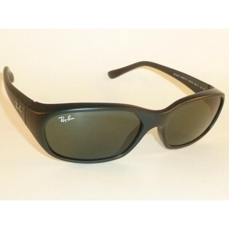 Ray-ban Ray Ban Daddy-o Sunglasses Matte Black Rubber RB 2016 W2578 Green  Lenses - Ray-Ban sunglasses - 010612742045 | Fash Brands