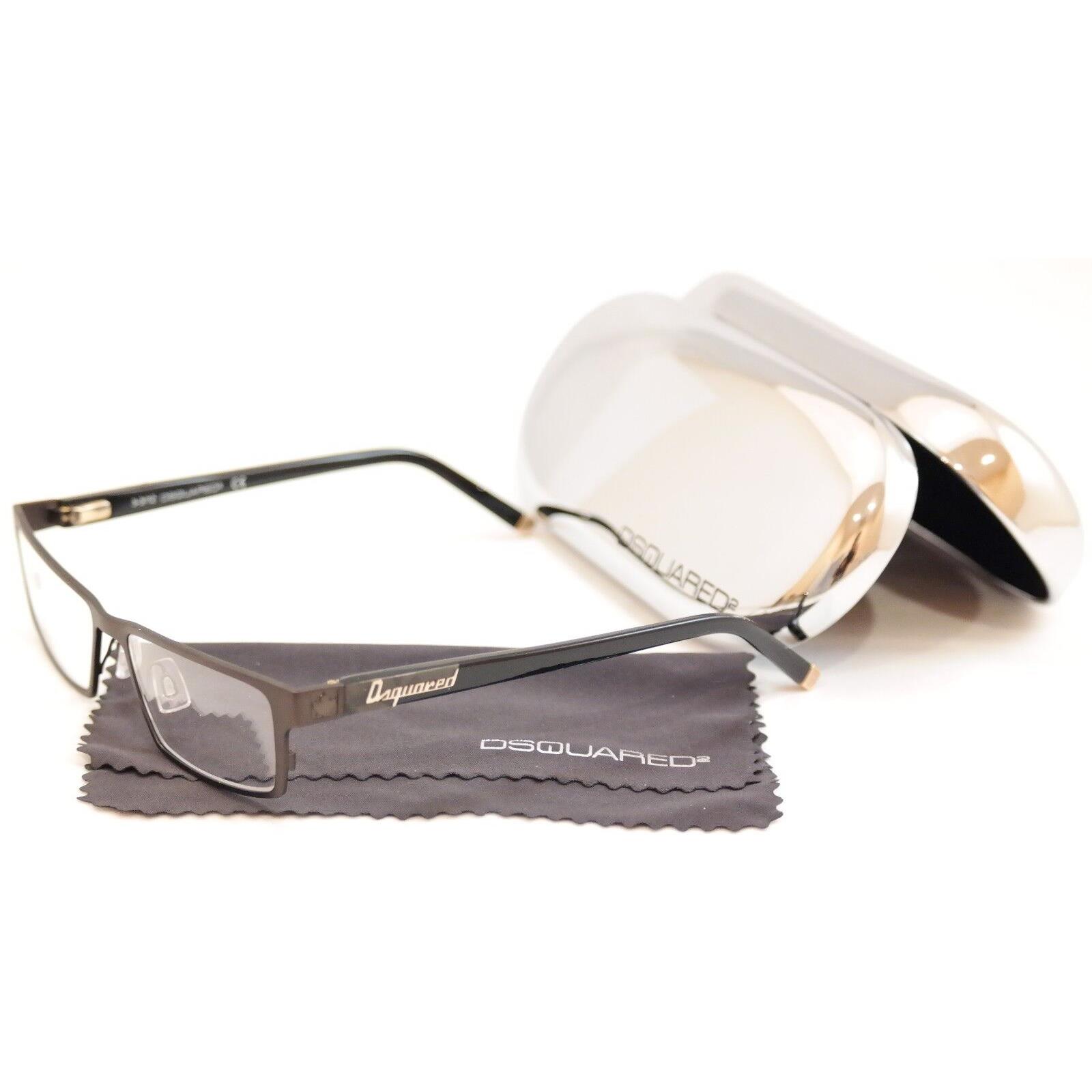 Dsquared2 Eyeglasses Frame DQ5070 049 High Quality Black Plastic Metal