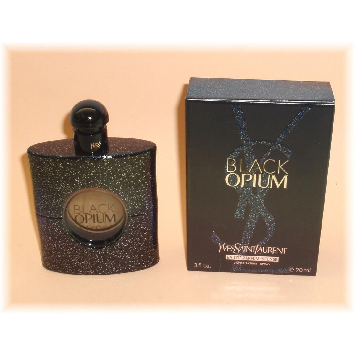 Black Opium Intense by Yves Saint Laurent Eau De Parfum Spray 3 oz For Women