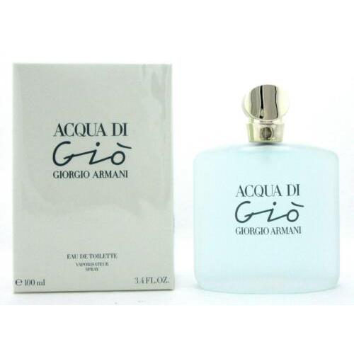 Giorgio Armani Acqua di Gio Eau De Toilette Perfume For Women 3.3 oz