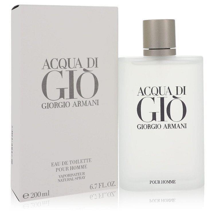 Acqua Di Gio by Giorgio Armani Eau De Toilette Spray 6.7 oz Men