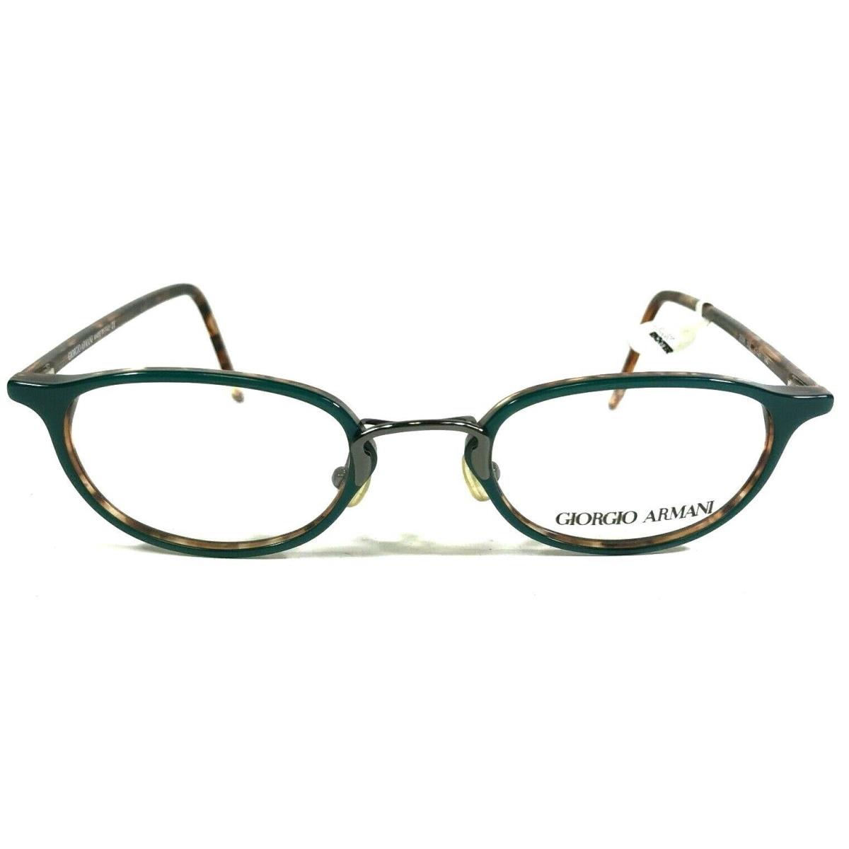 Giorgio Armani 2008 355 Eyeglasses Frames Green Tortoise Round Oval 47-21-140