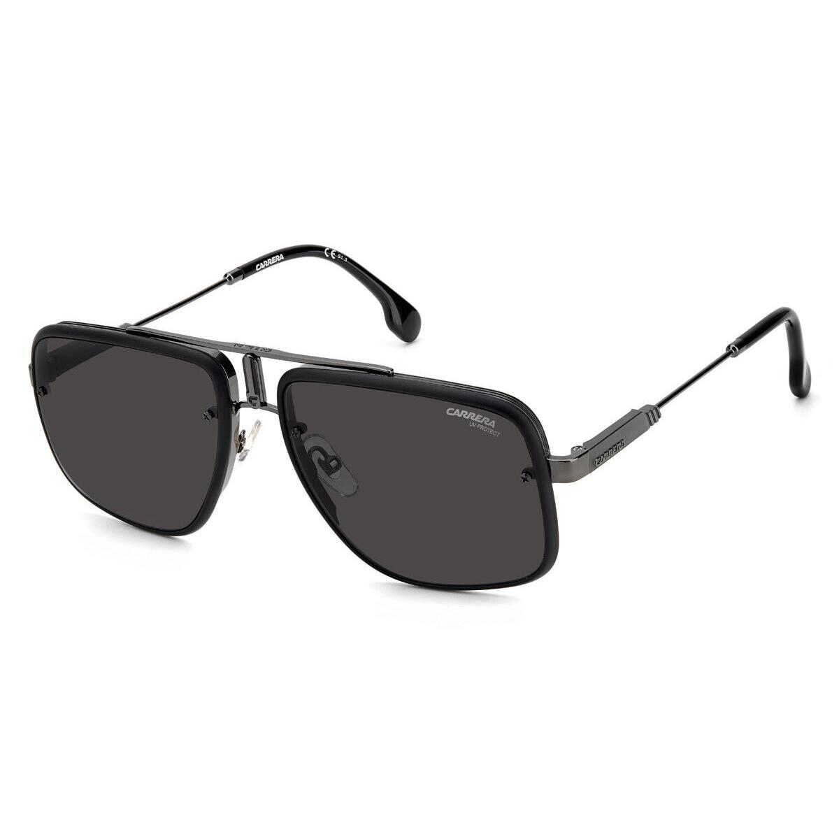 Carrera Glory Ii Sunglasses Men 0003 Matte Black Rectangle 59mm