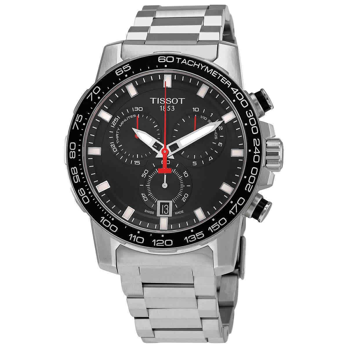 Tissot Supersport Chronograph Quartz Black Dial Men`s Watch T125.617.11.051.00