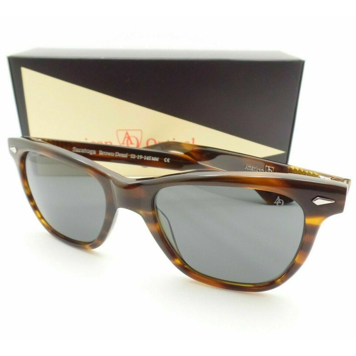 AO American Optical Saratoga Brown Demi 6 Grey Sunglasses Polar or Frame Only