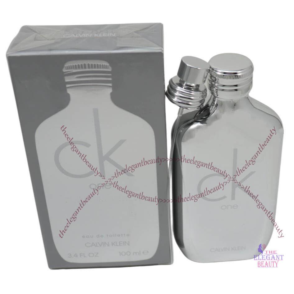 CK One Platinum by Calvin Klein 3.4oz Edt Spray For Unisex