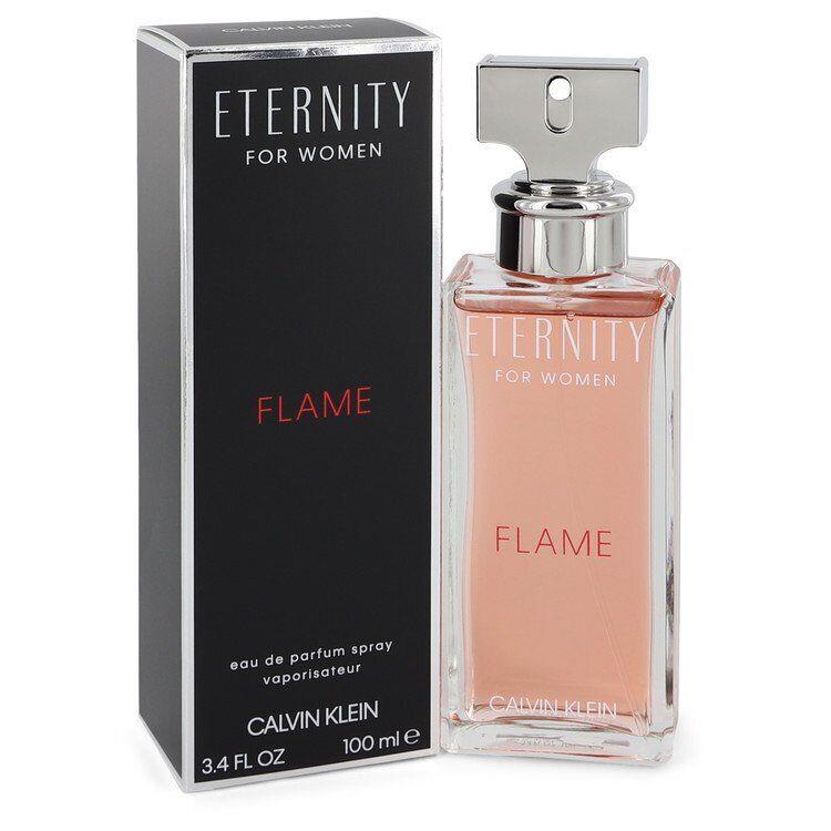 Eternity Flame Eau De Parfum Spray By Calvin Klein 3.4oz