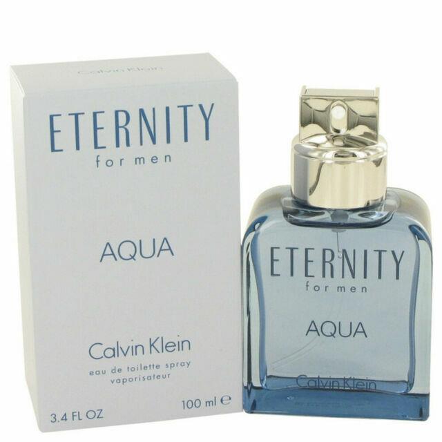 Calvin Klein 465808 Eternity Aqua 3.4oz Men Eau De Toilette Spray O