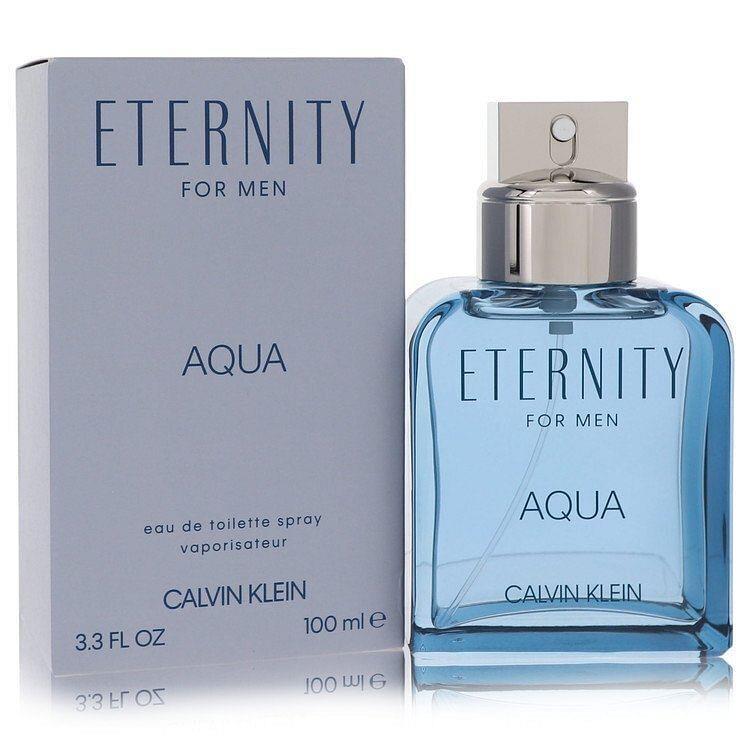 Eternity Aqua by Calvin Klein Eau De Toilette Spray 3.4 oz Men