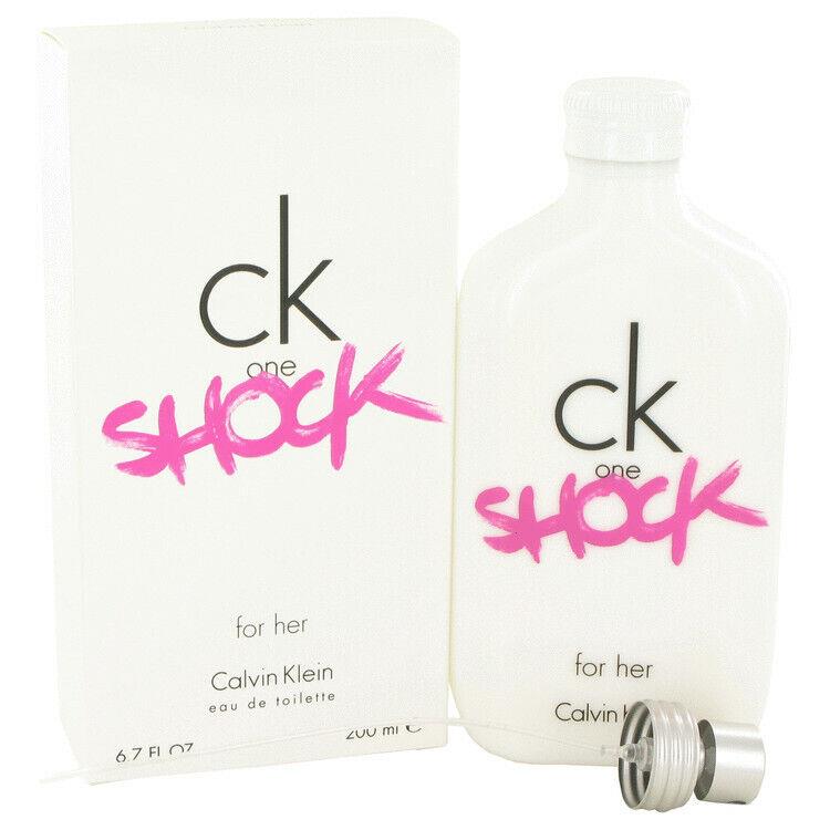 CK One Shock by Calvin Klein Eau De Toilette Spray 6.7 oz Women