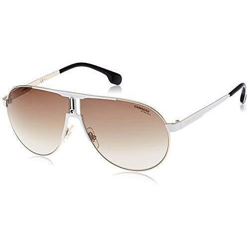 Carrera 1005/S Unisex White Frame Gradient Lens Aviator Sunglasses