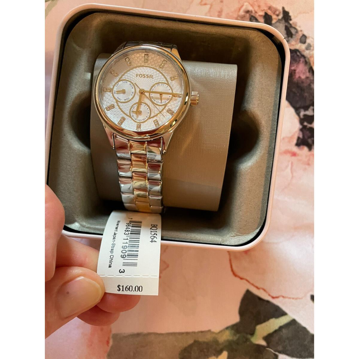 Ladies Fossil Warch Stainless Two Tone