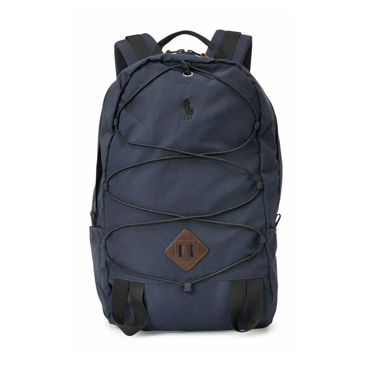 Polo Ralph Lauren Navy Lightweight Mountain Polyester Nylon Travel Backpack Bag