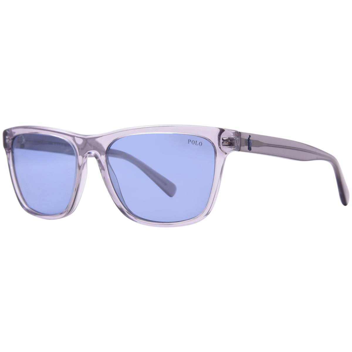 Polo Ralph Lauren PH4167 5111/1U Sunglasses Men`s Grey/light Blue/silver 56mm