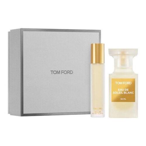 Tom Ford Eau DE Soleil Blanc 1.7 oz 50ml + 0.34 oz 10ml 2 pc Edt Giftset