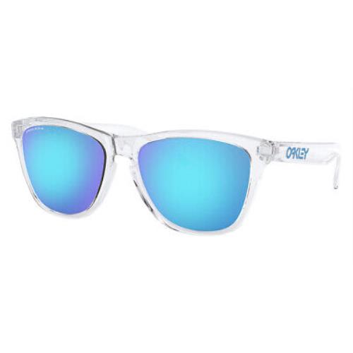 Oakley sunglasses  - Clear Frame, Prizm Sapphire Lens, Crystal Clear Model 0