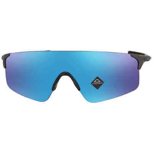 Oakley Evzero Blades Prizm Sapphire Shield Men`s Sunglasses OO9454 945403 38 - Frame: Black, Lens: Blue