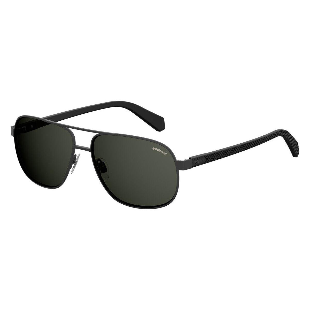 Polaroid 2059/S Sunglasses Men 0003 Matte Black Aviator 60mm