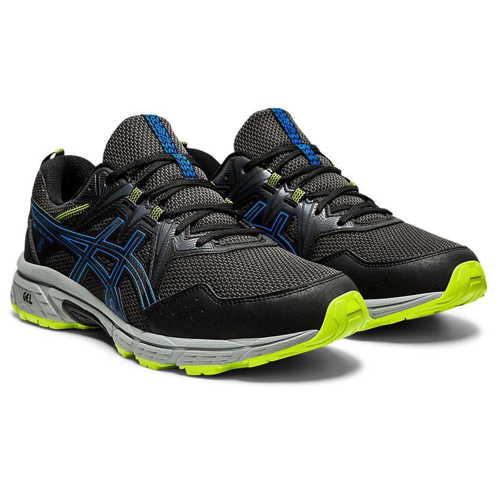Asics Men`s Gel-venture 8 4E Extra Wide Running Shoes 1011A826 BLACK/DIRECTOIRE BLUE