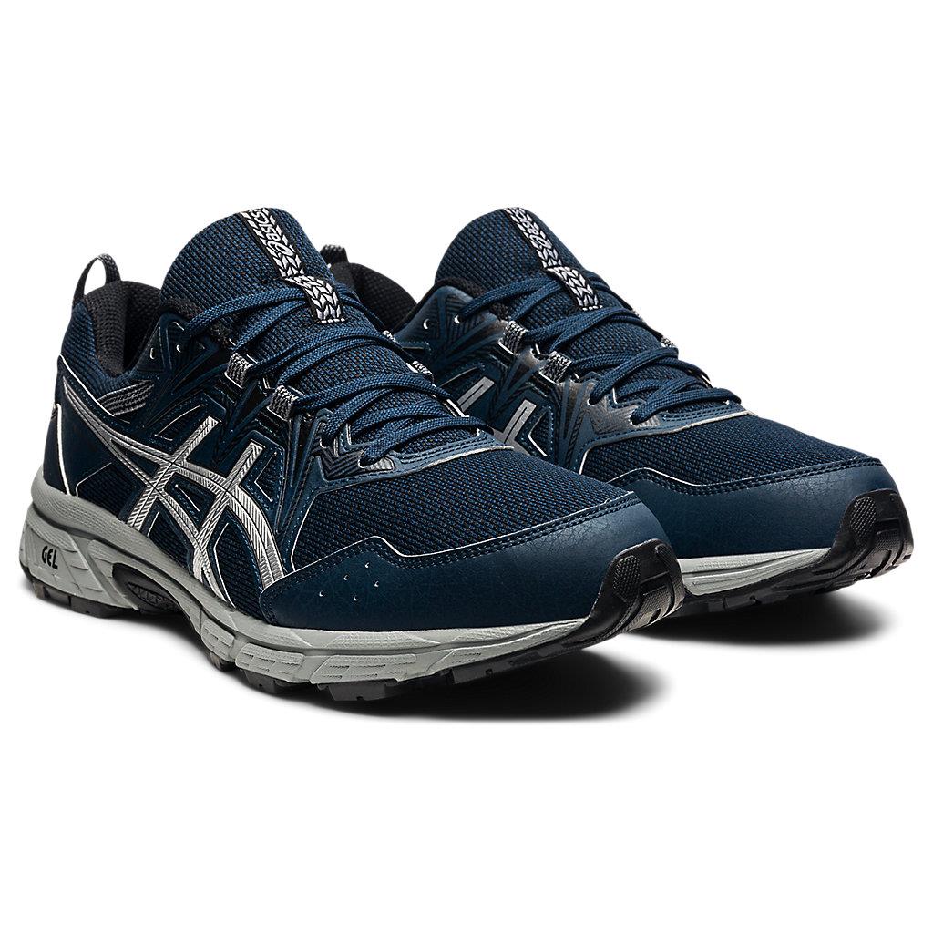 Asics Men`s Gel-venture 8 4E Extra Wide Running Shoes 1011A826 FRENCH BLUE/PURE SILVER