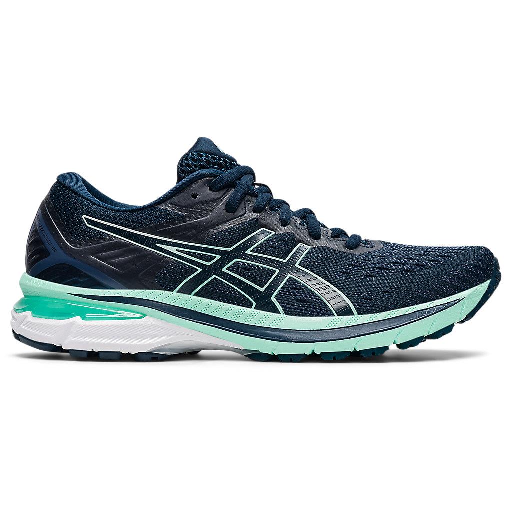 Asics Women`s GT-2000 9 Running Shoes 1012A859 FRENCH BLUE/FRESH ICE