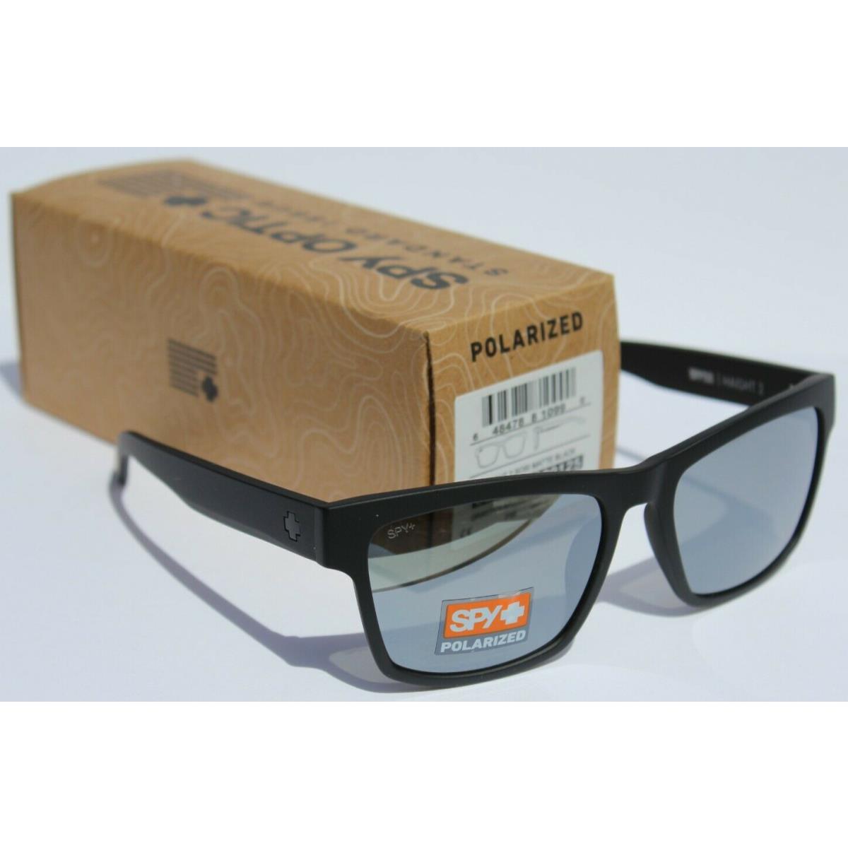 Spy Optics Haight 2 Polarized Sosi Sunglasses Matte Black/gray Silver Mirror