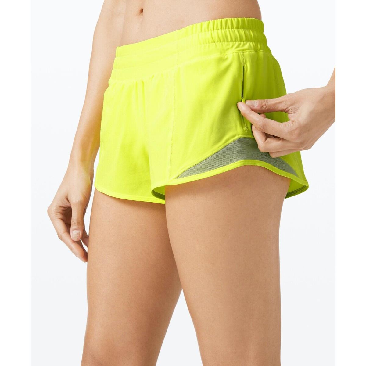 lululemon hotty hot shorts yellow