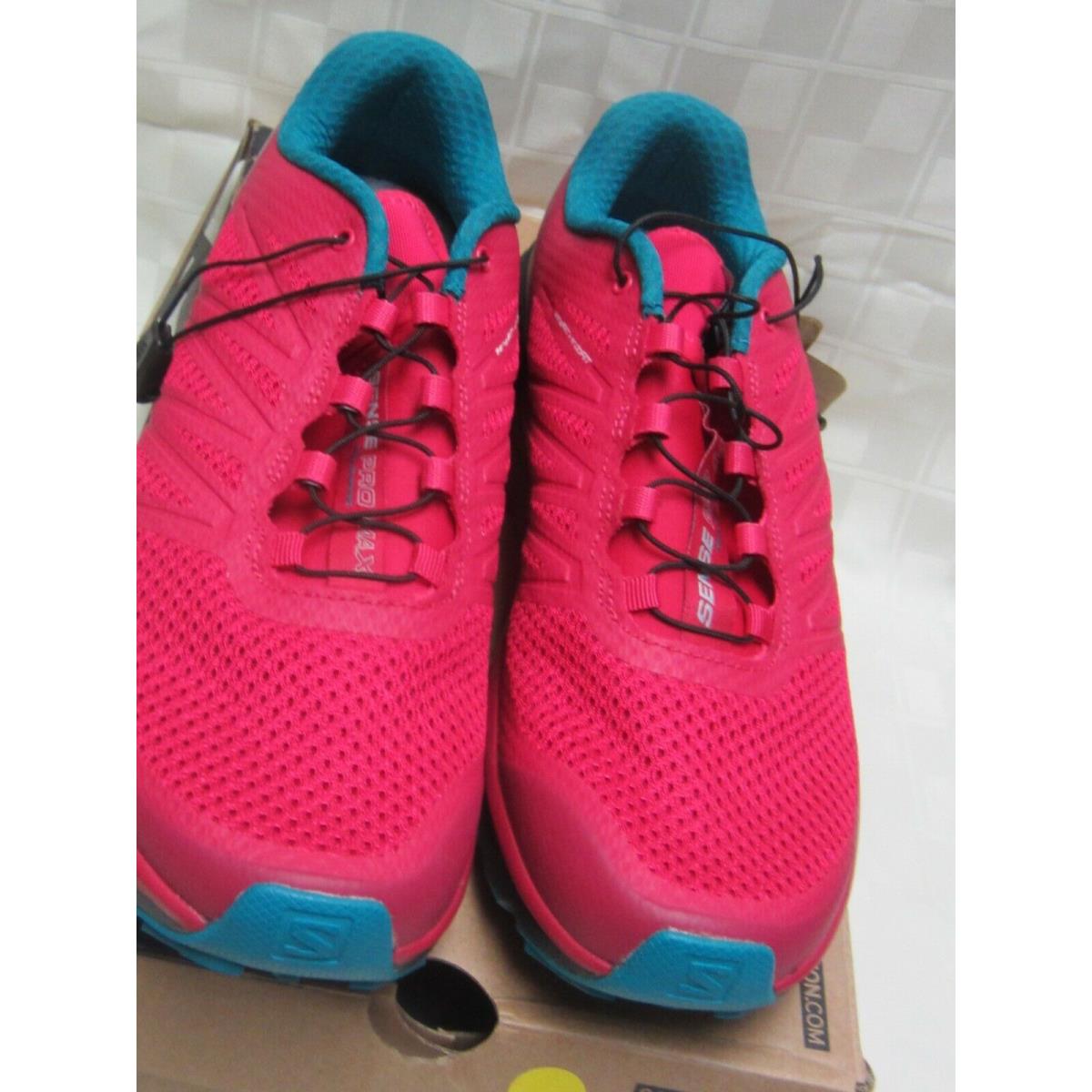 Woman`s Size 10 Pink Salomon Sense Pro Max Trail Shoes