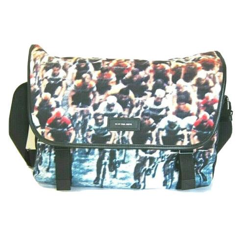 J-3892993 Paul Smith Cyclist Leather Trim Messenger Nylon Shoulder Bag