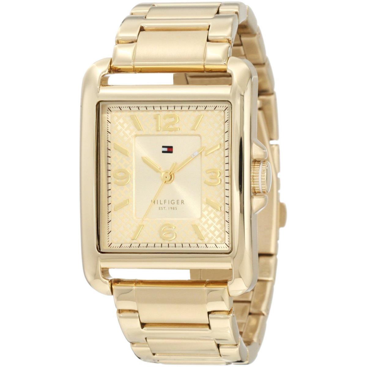 Tommy Hilfiger 1781195 Sport Gold Dial Gold Plated Women`s Watch