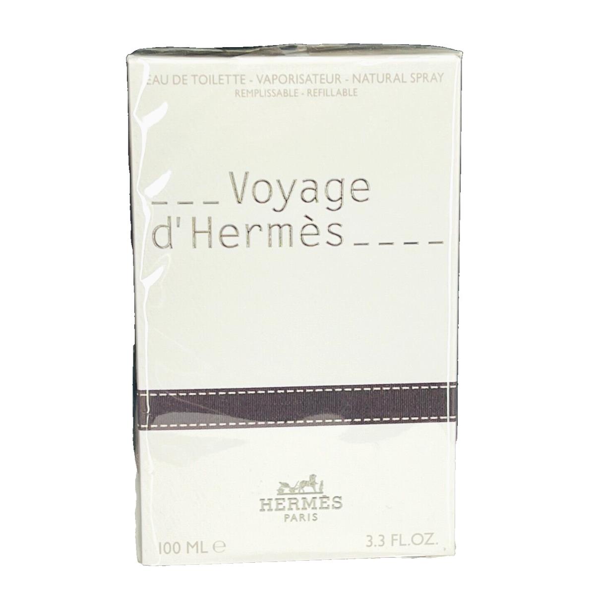 Voyage D`hermes Cologne by Hermes 3.3 oz / 100ml Edt Refillable Spray