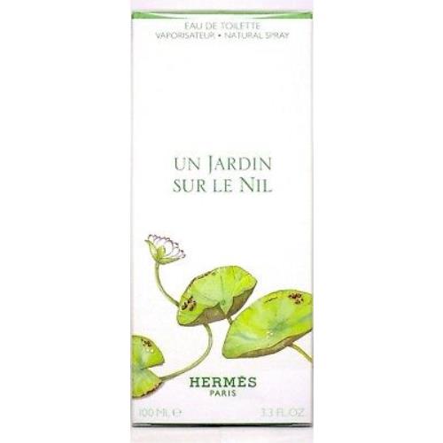 Hermes UN Jardin Sur LE Nil Eau DE Toilette Spray Unisex 3.3 Oz / 100 ml