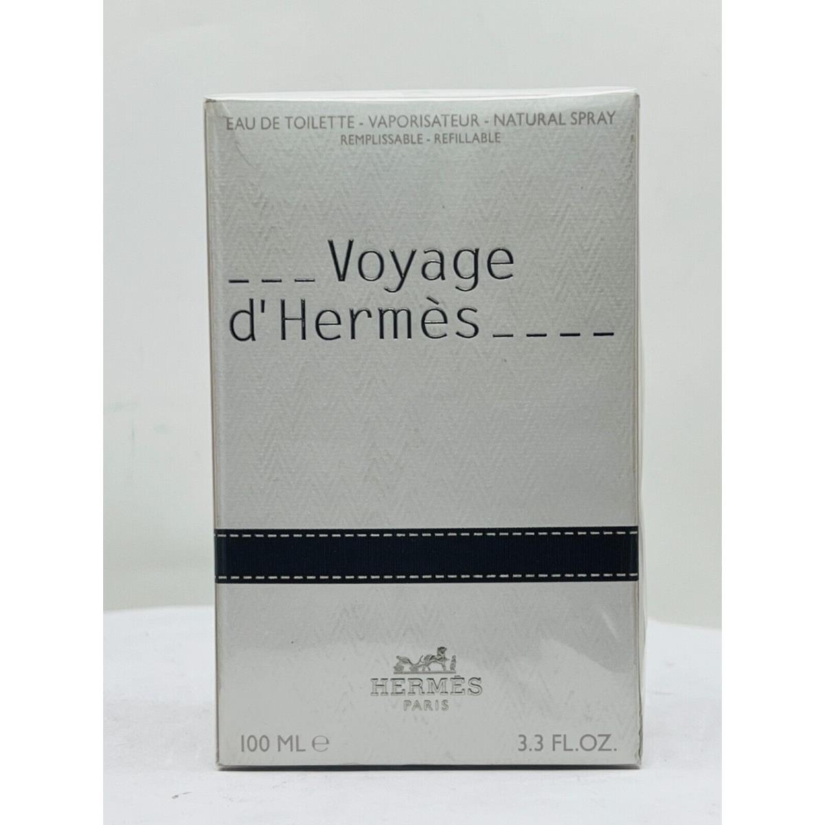 Voyage D`hermes Cologne by Hermes 3.3 oz / 100ml Edt Refillable Spray