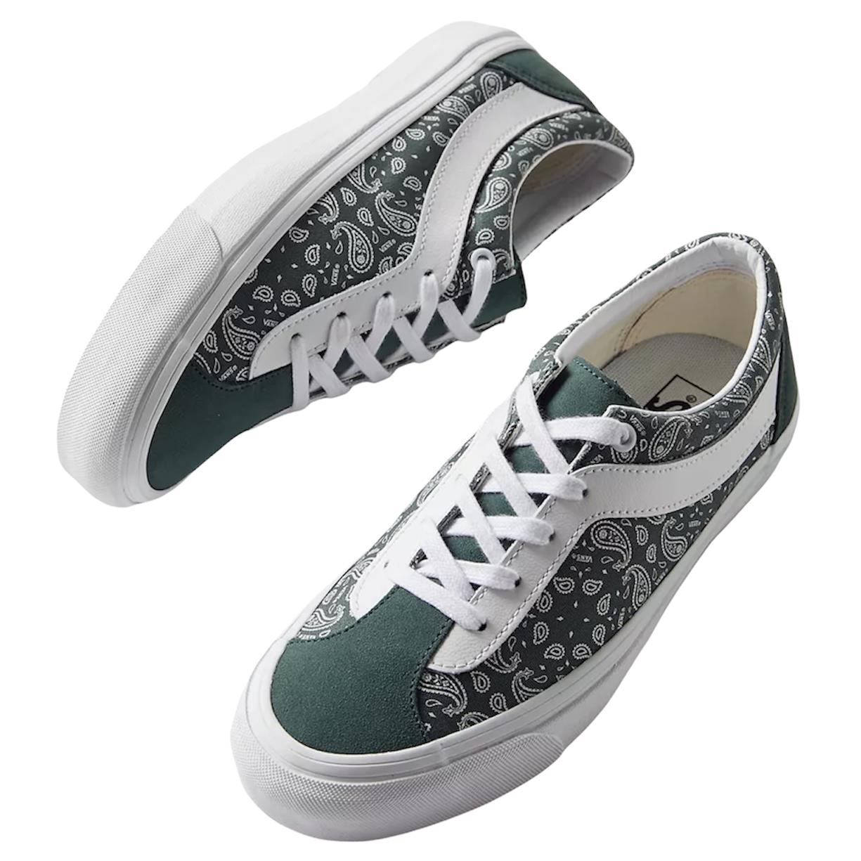 green bandana vans