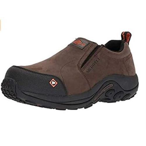 merrell men's jungle moc composite toe construction shoe