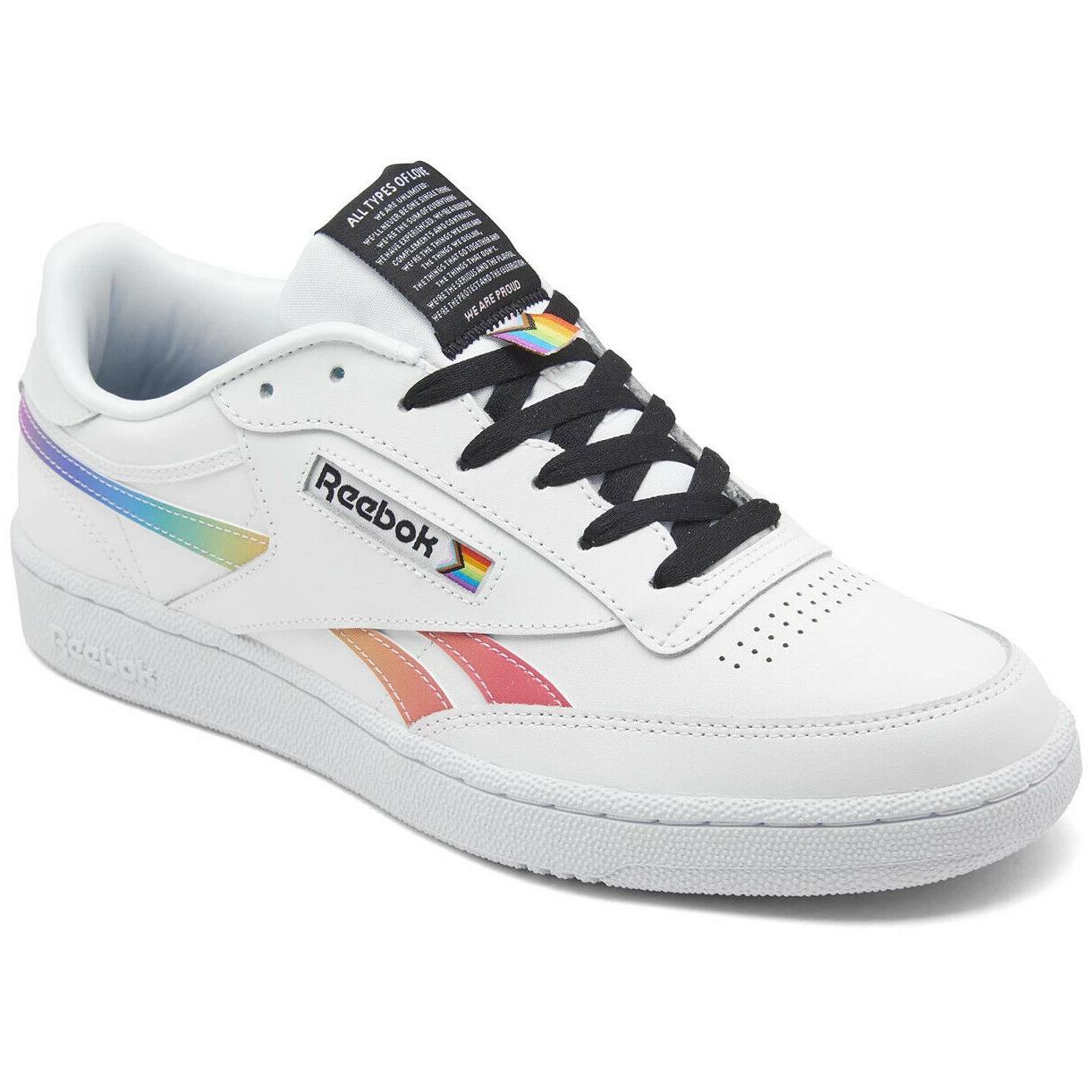 rainbow reebok trainers