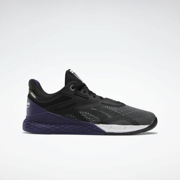 Reebok Men`s Nano X Cross Trainer Shoe Size 7M EF7071 Black/purple