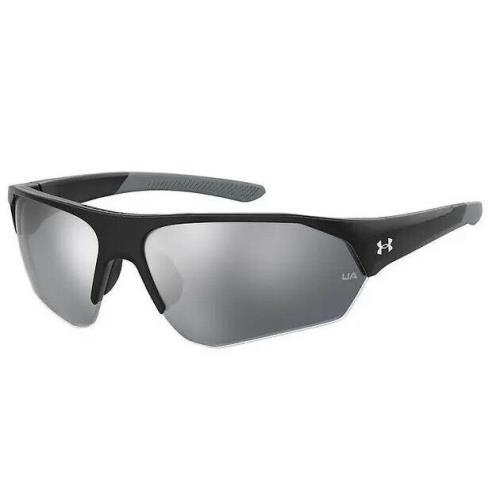 Under Armour Ua 7000/S 008A/T4 Black/grey Silver Mirrored Teen Unisex Sunglasses