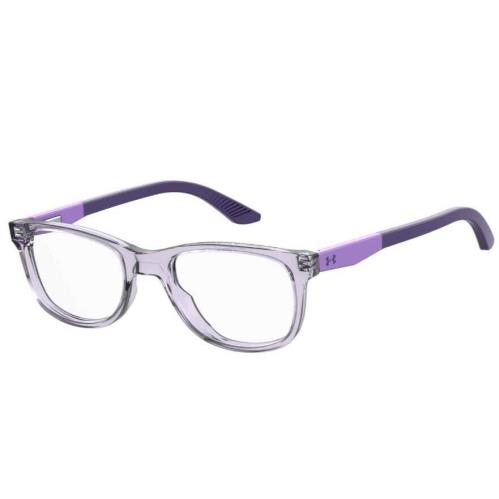Under Armour Ua 9002 0B3V/00 Violet Junior Rectangle Unisex Eyeglasses