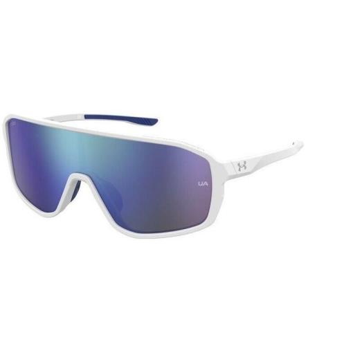 Under Armour Ua-gameday/g 0WWK/W1 White-blue/blue ML Shield Unisex Sunglasses