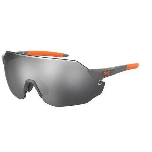 Under Armour Ua-halftime 0KB7/QI Grey/silver Shield Unisex Sunglasses
