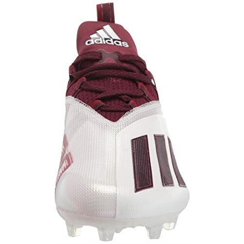 maroon and white adidas cleats