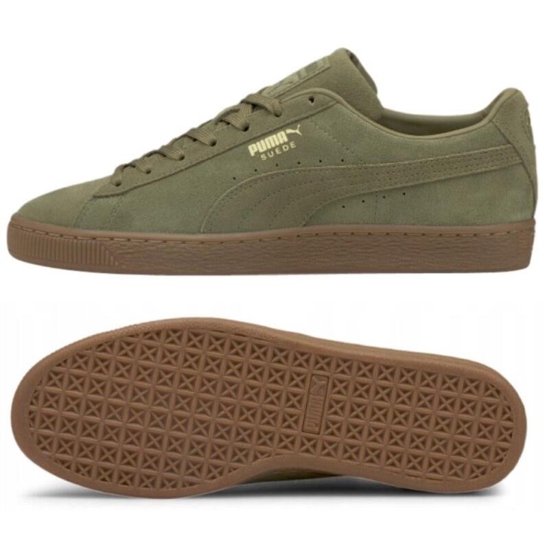 Puma Suede Casual Shoes Burnt Olive 381174-04 Mens Size 9