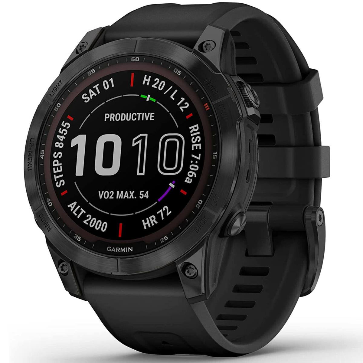 Garmin 010-02540-34 Fenix 7 Sapphire Solar Adventure Smartwatch Expedited