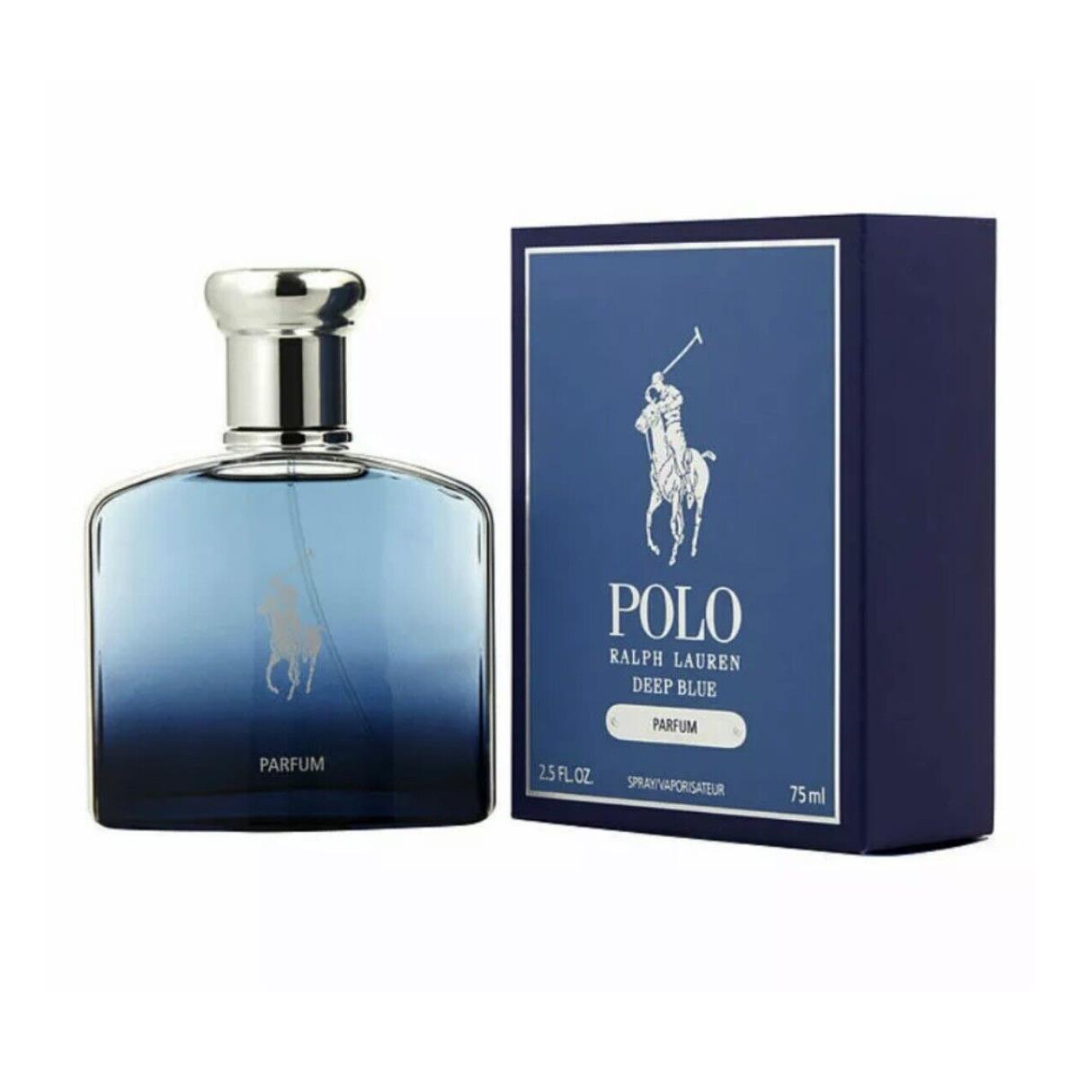 Ralph Lauren Polo Deep Blue 2.5 Oz-75 ML Eau De Parfum Spray No Cello