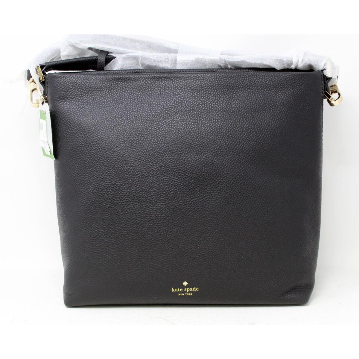 Kate Spade Orchard Street Small Natalya Black Pebbled Leather