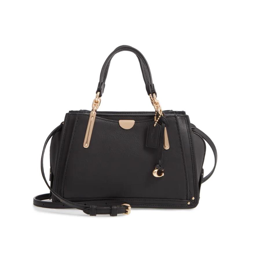Coach Dreamer 21 Black Leather Crossbody Bag Women`s Handbag L22116