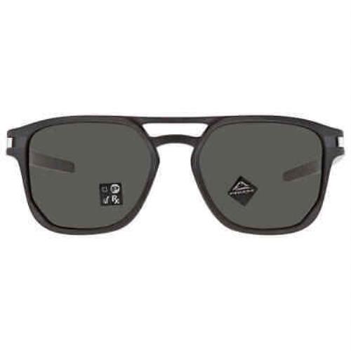 Oakley Beta Latch Men`s Sunglasses - Matte Black Frame with Prizm Grey Lenses - Frame: Black, Lens: Black