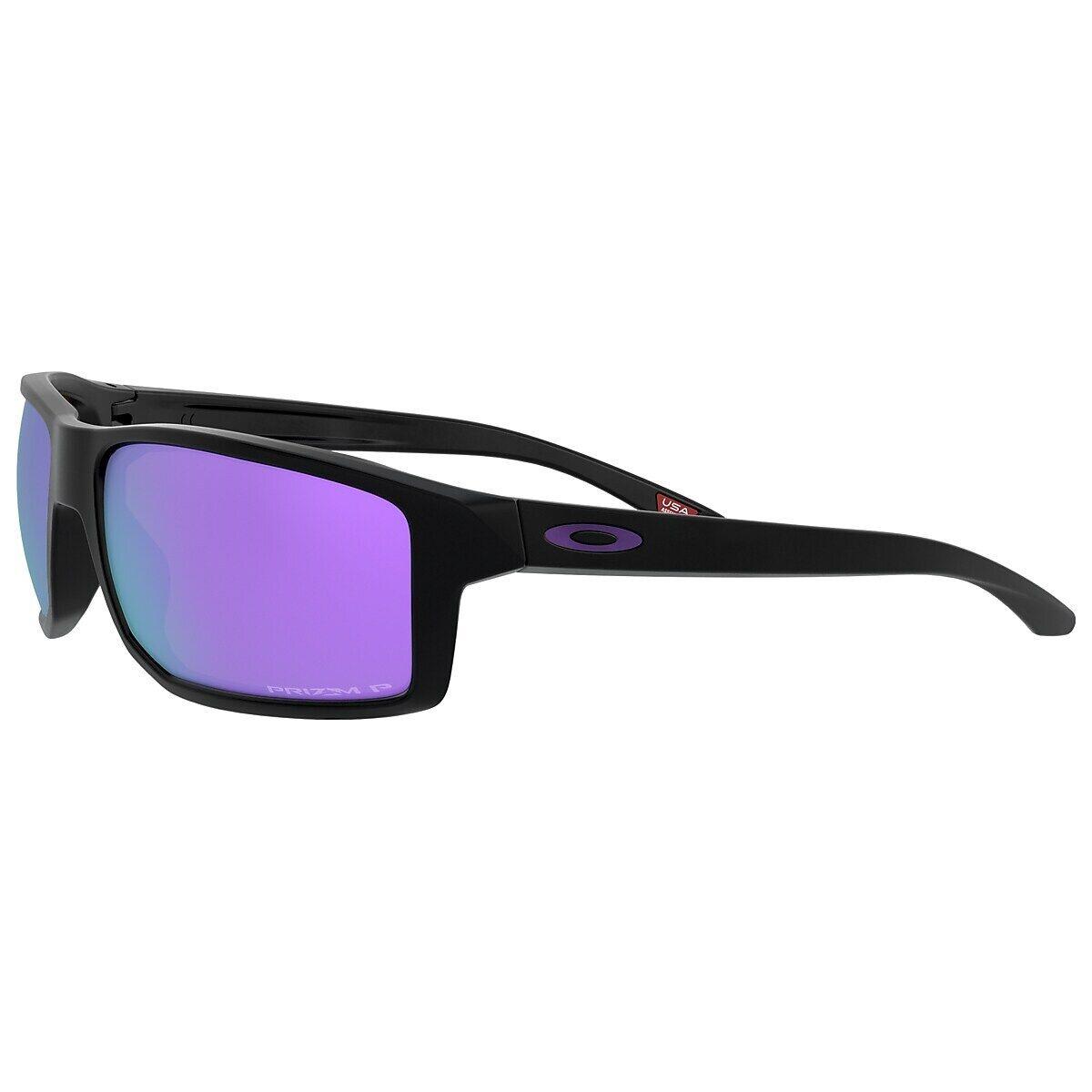 Oakley Gibston Matte Black Prizm Sapphire Polarized 60mm Sunglasses OO9449 12-60 - Frame: Black, Lens: Blue
